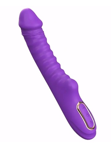 Rebrasti silikonski vibrator | Enyalius Lila - Img 5