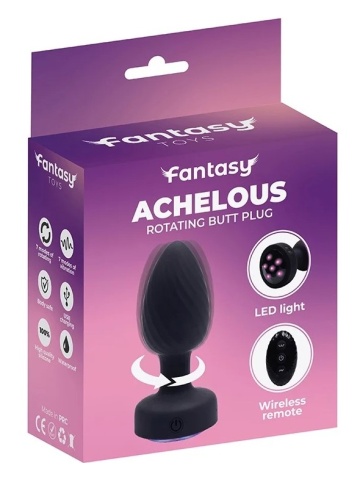 Rotirajući analni vibrator | Achelous Rotating Butt Plug