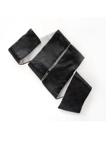 Satenska maska za oči u dve boje | Satin Blindfold - Img 3