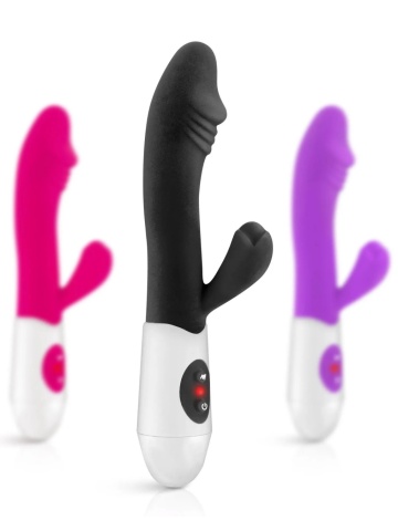 Silikonski vibrator | Elya Black - Img 4
