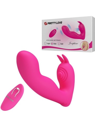 Vaginalno-klitoralni vibrator | Josephine Pink - Img 1