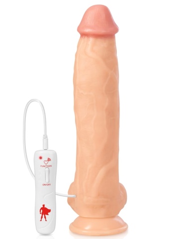 Veliki realistični vibrator | Captain Red 31 cm - Img 4