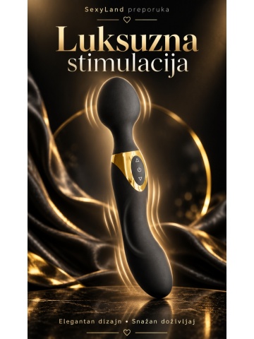 Vibrator&Wand 2u1 | Black Empire My Goddess - Img 2