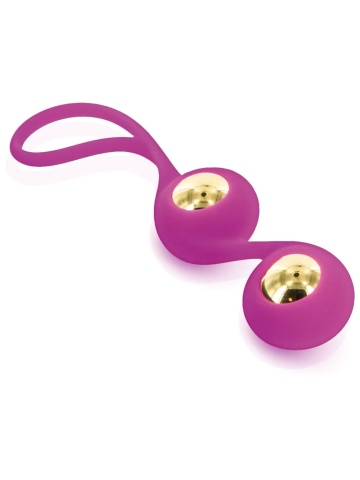 Analne kuglice od silikona | Cristal Love Balls Gold - Img 2