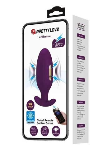 Analni vibro plug sa aplikacijom | Jefferson