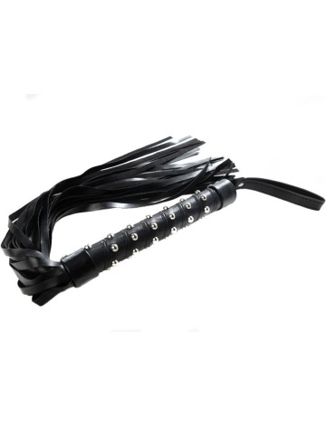 Biča sa nitnama crni | Black Flogger 65 cm - Img 3