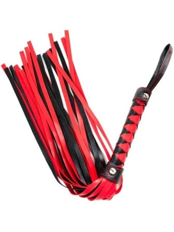 Crno-crveni bič | Black & Red Flogger 51 cm - Img 2