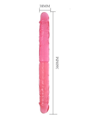 Dupli Dildo Pink | Double Dones My Florence 36 cm - Img 6
