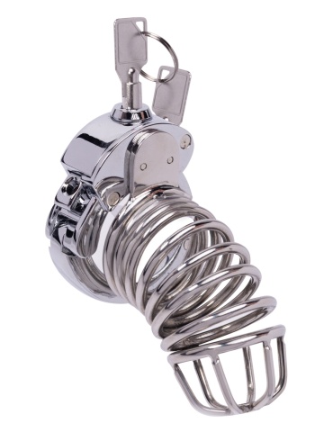 Kavez za penis | Stainless steel cock cage Locking Mechanism - Img 4