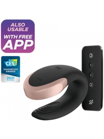 Luksuzni Vibrator za Parove sa Daljinskim i App | SATISFYER Double Love - Img 3