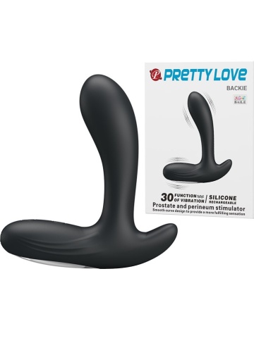 Masažer prostate silikonski punjiv | Backie