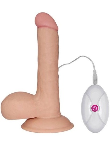 Mekani realistični vibro dildo | Ultra soft 19 cm - Img 5