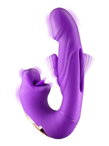 Multifunkcionalni vibrator 3u1 | Kissy Lila - Img 2