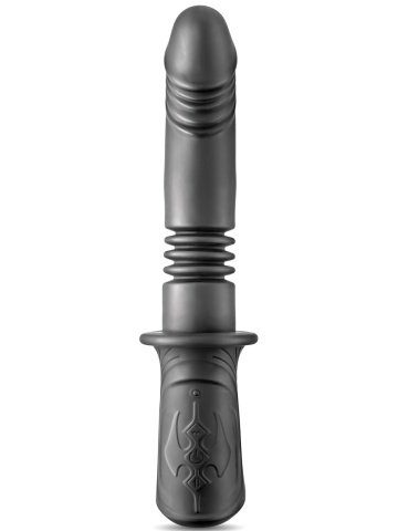 Pokretljivi crni silikonski vibrator | My Black Ram - Img 3