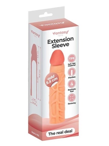 Realistična navlaka za penis | Extension Sleeve 16.5 cm