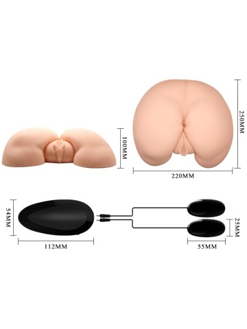 Realistična vibro Vagina & Anal | Crazy Bull - Img 7