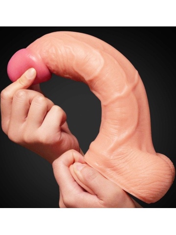 Realistični dildo | Dual Layer Platinum 25 cm - Img 2