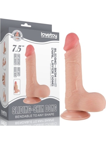Realistični dildo | Sliding Skin 19 cm - Img 1