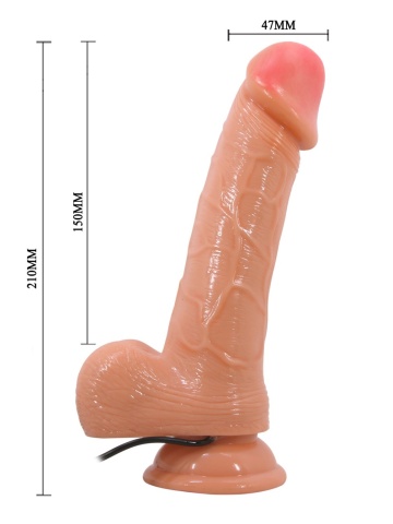 Rotirajući i Vibro Dildo | Ken 20 cm - Img 6