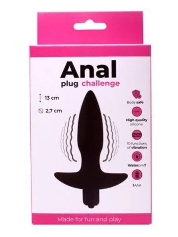 Silikonski Analni Vibrator | Small Vibrating Anal Plug