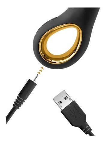 Silikonski punjiv vibrator| Black Empire Princess - Img 4