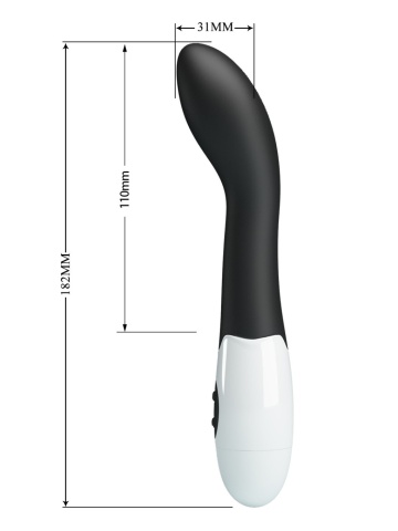 Silikonski vibrator | Bishop Black - Img 8