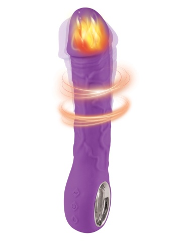 Silikonski Vibrator sa grejanjem | Prometheus Lila - Img 2