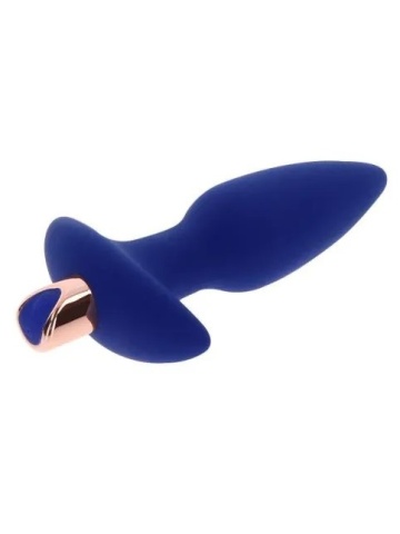 Stakleni vibro plug punjivi | Sparkle Butt Plug - Img 2