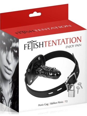 Veza za usta | Fetish Penis Gag Medium - Img 1