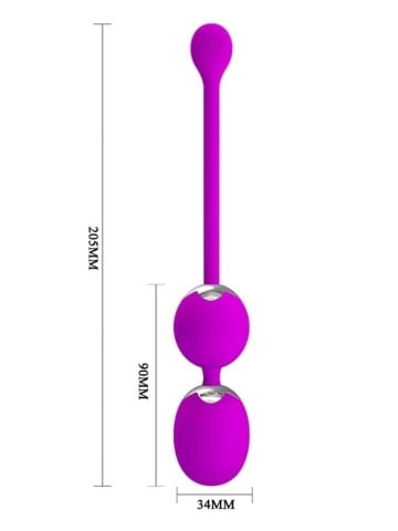 Vibro Kegel kuglice na daljinski | Wilie Pink - Img 6