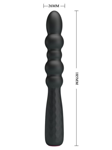 Analni silikonski vibrator | Monroe Black - Img 8