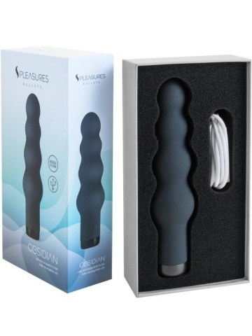 Analni vibrator od silikona | Pleasures Obsidian - Img 2