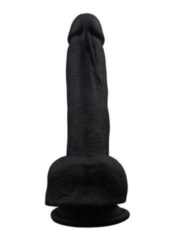 Crni realistični dildo | Boss Dildo 20 cm - Img 4
