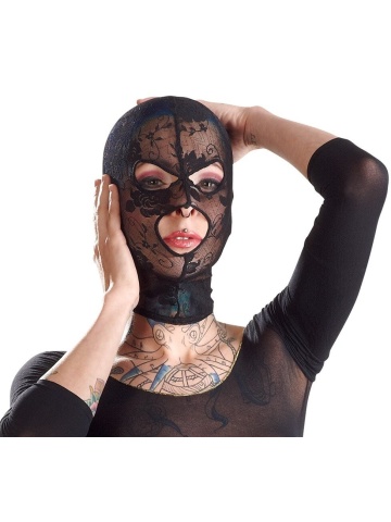 Erotska Čipkana Maska za Glavu | Bad Kitty Head Mask - Img 4
