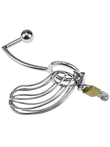 Kavez za penis/masažer prostate | 2u1 BDSM komplet - Img 2