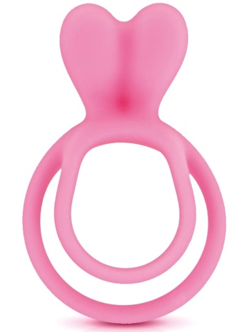 Prsten za penis i testise | Double Ring Pink - Img 2