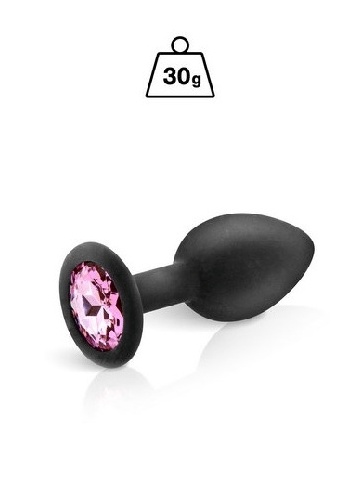 Silikonski analni plug | Eden Black veličina S - Img 2