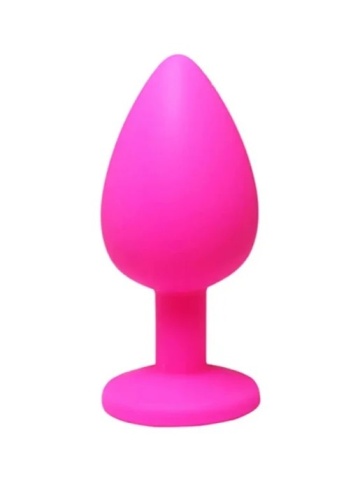 Silikonski analni plug Pink | Veličina S - Img 6