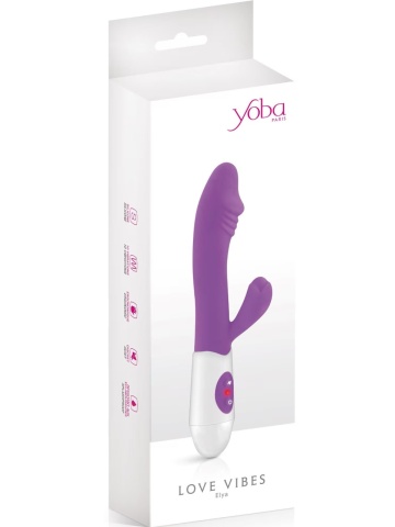 Silikonski multifunkcijski vibrator | Elya Violet