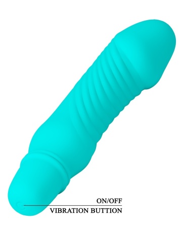 Silikonski plavi mini vibrator | Stev - Img 4