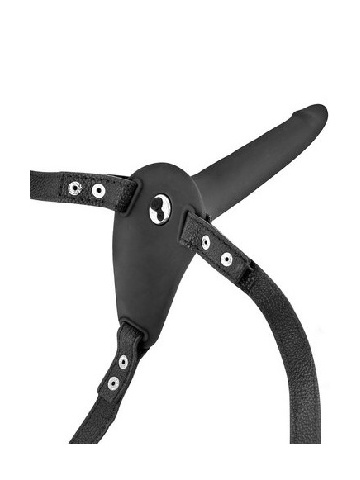 Silikonski vibro strap punjiv | Strap Vibro Black - Img 3