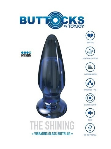 Stakleni plug sa vibracijom | Shining Vibro Glass Pplug - Img 5