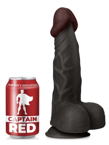 Veliki crni dildo | Captain Red The Amazing 23 cm - Img 2