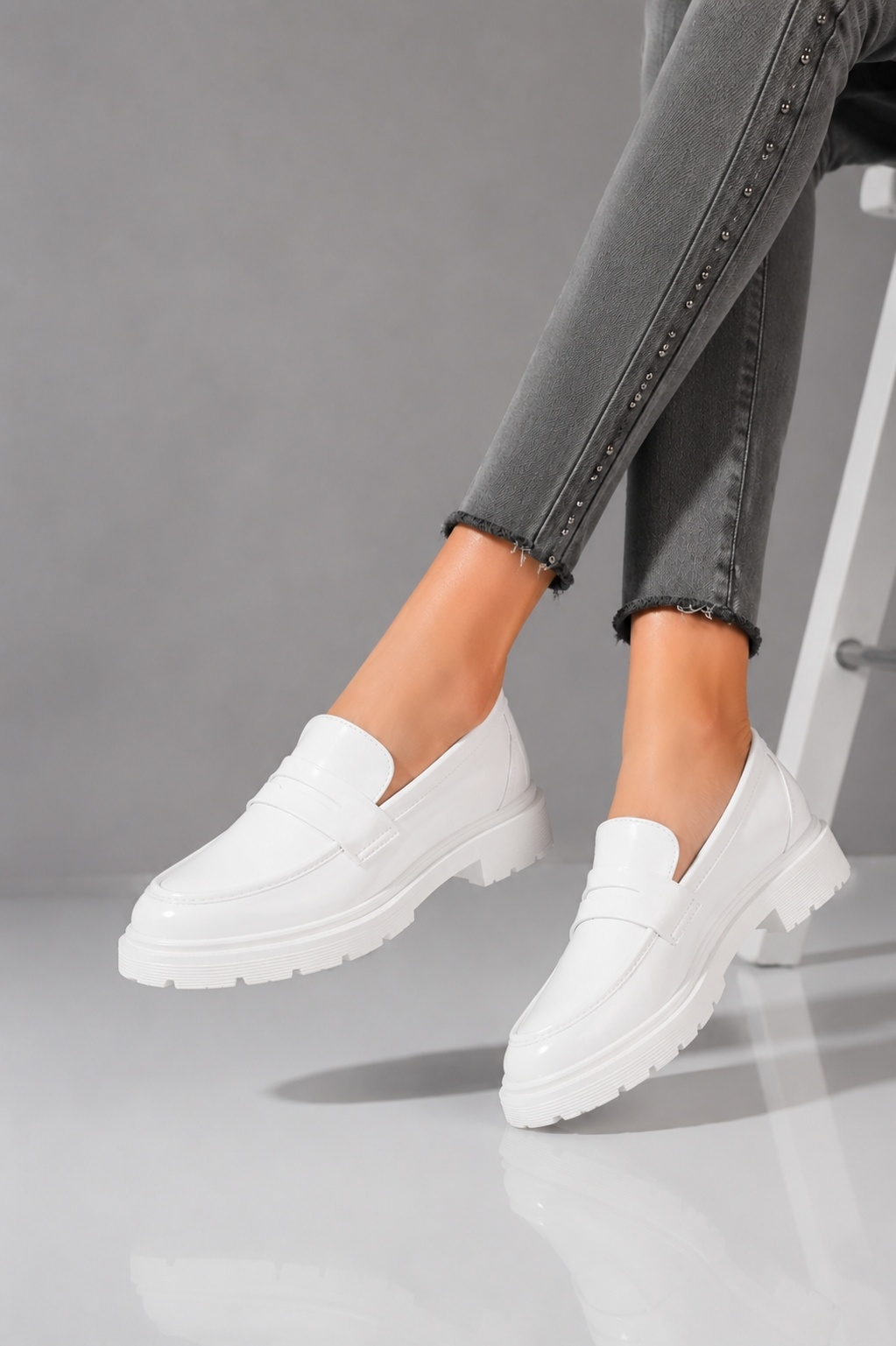 Pantofi dama casual Albi din Piele Ecologica Seena