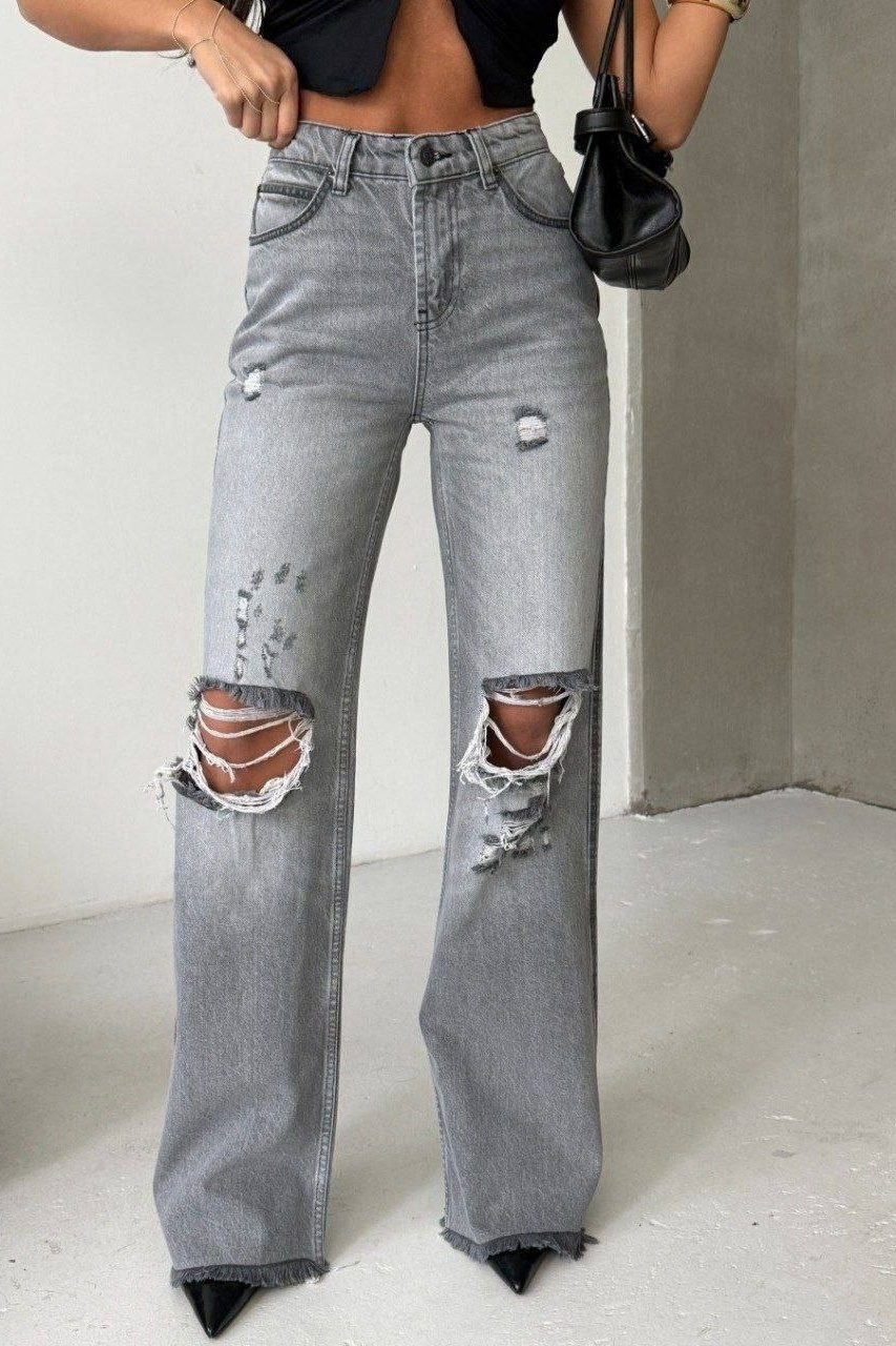 Blugi Regular Fit Gri Osoney
