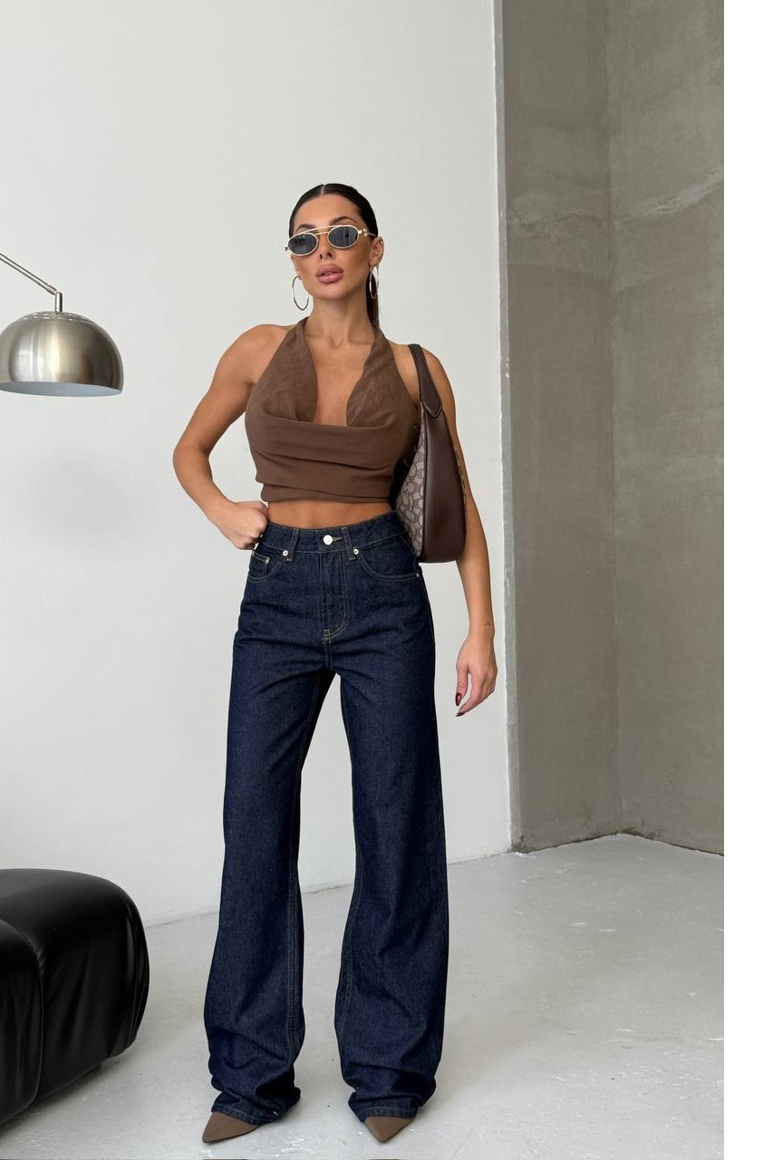 Blugi Regular Fit Bleumarin Zenvery