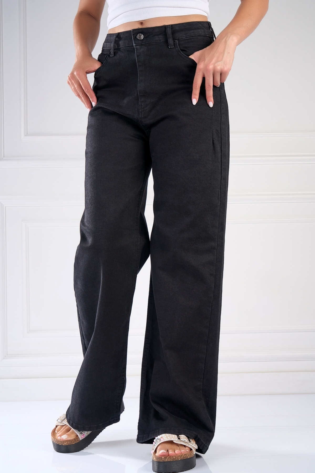 Blugi Damă Oversize Negri Lekhna