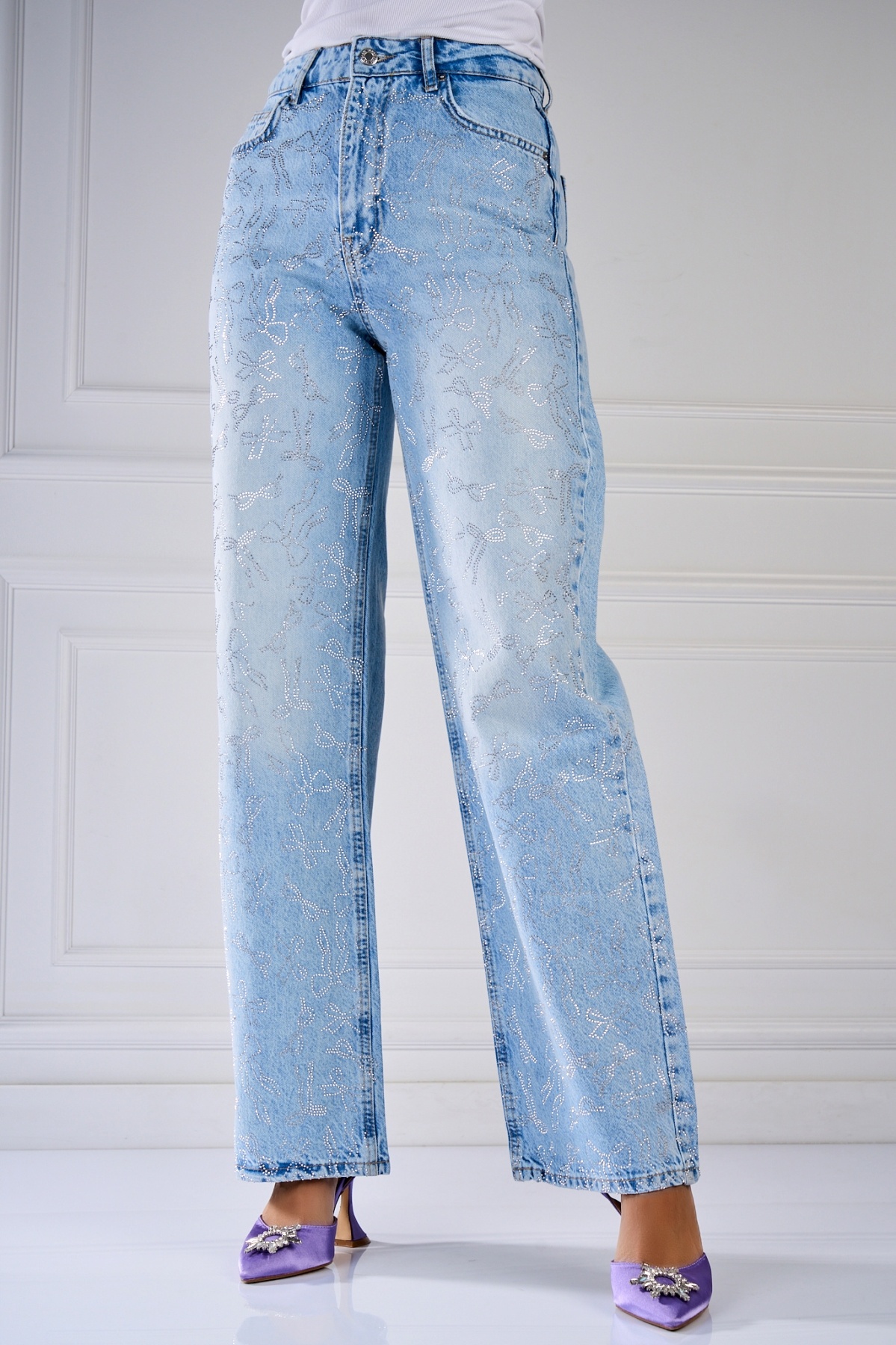 Blugi Regular Fit Albastri Nayana