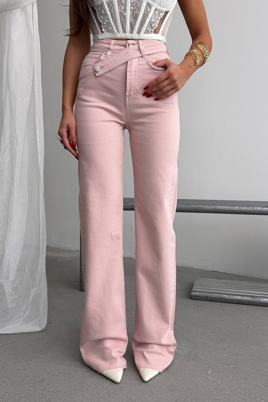 Blugi Regular Fit Roz Jarzei