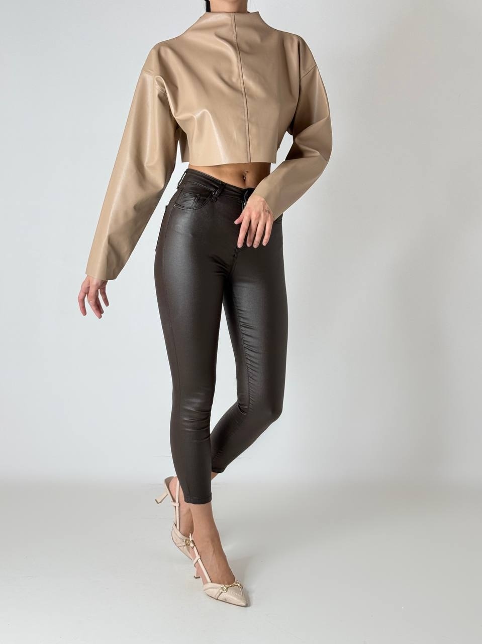 Blugi Damă Skinny Fit Maro Rosalia